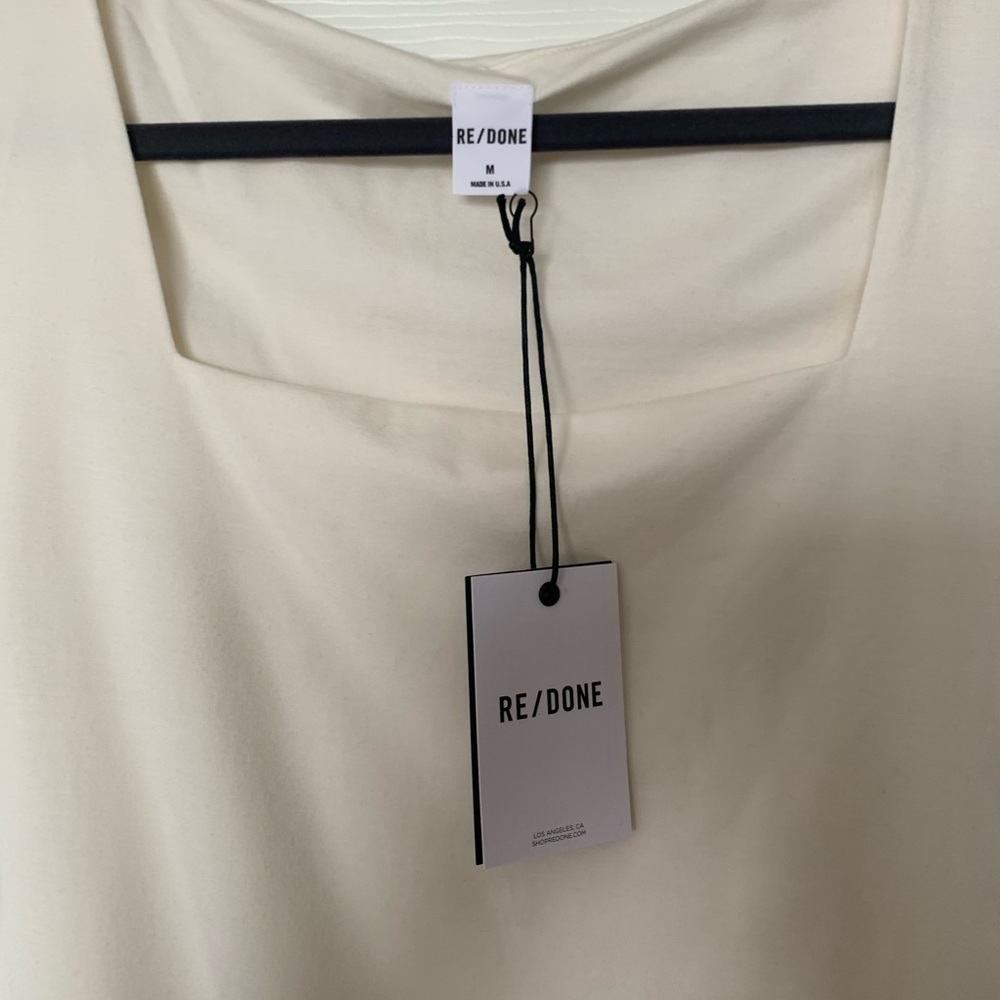 **NWT** RE/DONE Square Neck Bodysuit - Picture 3 of 7